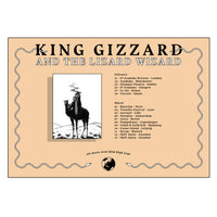 King Gizzard & The Lizard Wizard - 2018 European tour poster